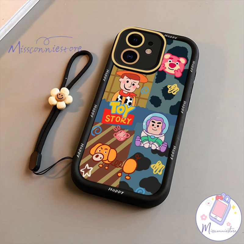 MissConnie Casing Kartun Lucu Toy Story Doodle Anime Animal Friends Untuk Vivo Y17s Y03 Y16 Y20 Y21 