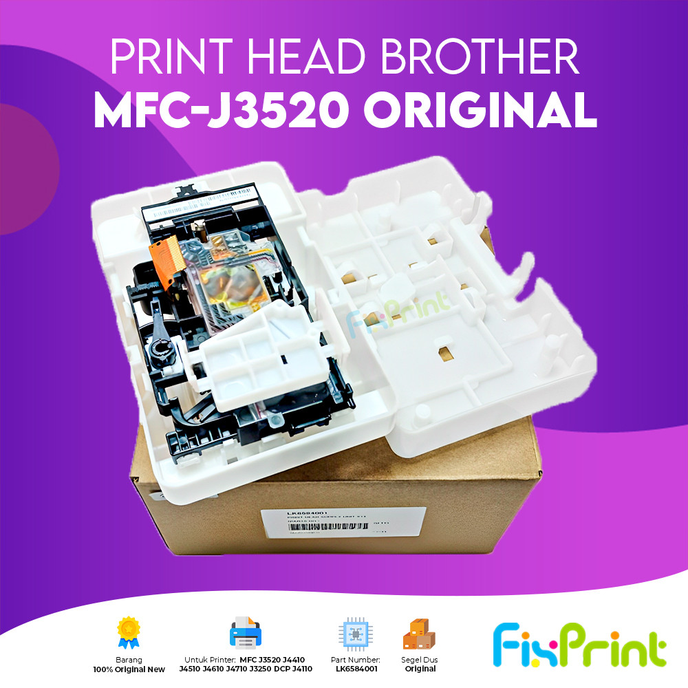 FixPrint Print Head Original Printer Brother MFC J3520 J4410 J4510 J4610 J4710 New Print Head