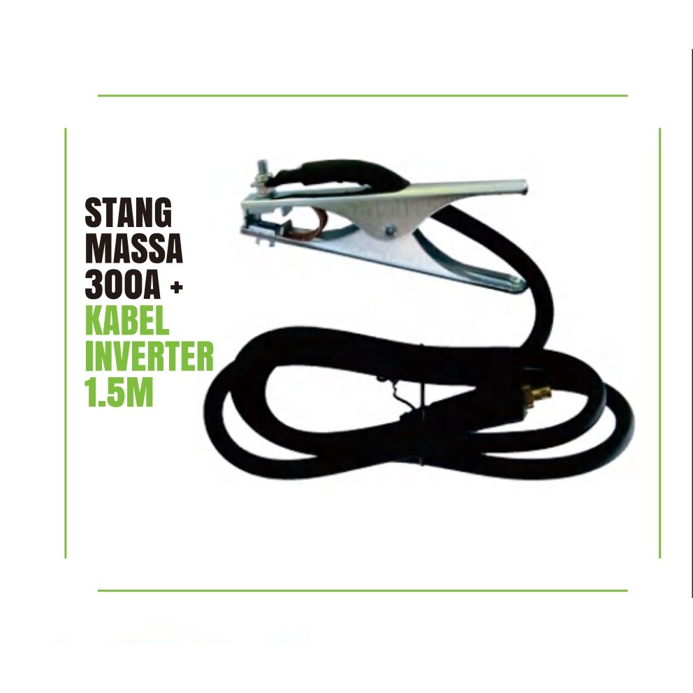 TANG MASSA + KABEL 1.5 Meter Stang Las Listrik MMA 300A KENTARO