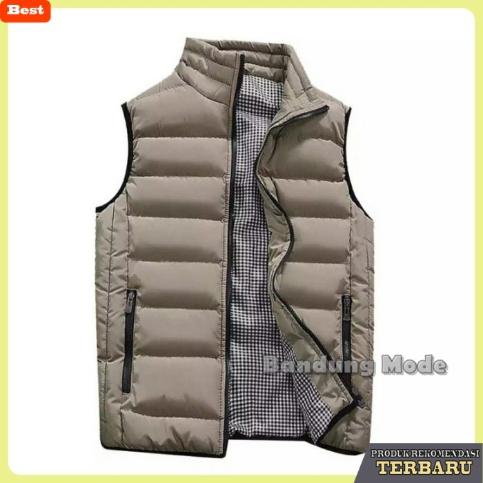 hoodie pria keren ROMPI HOODIE PRIA WANITA JUMBO / JAKET MOTOR PARASUT KUPLUK PREMIUM - Krem, S