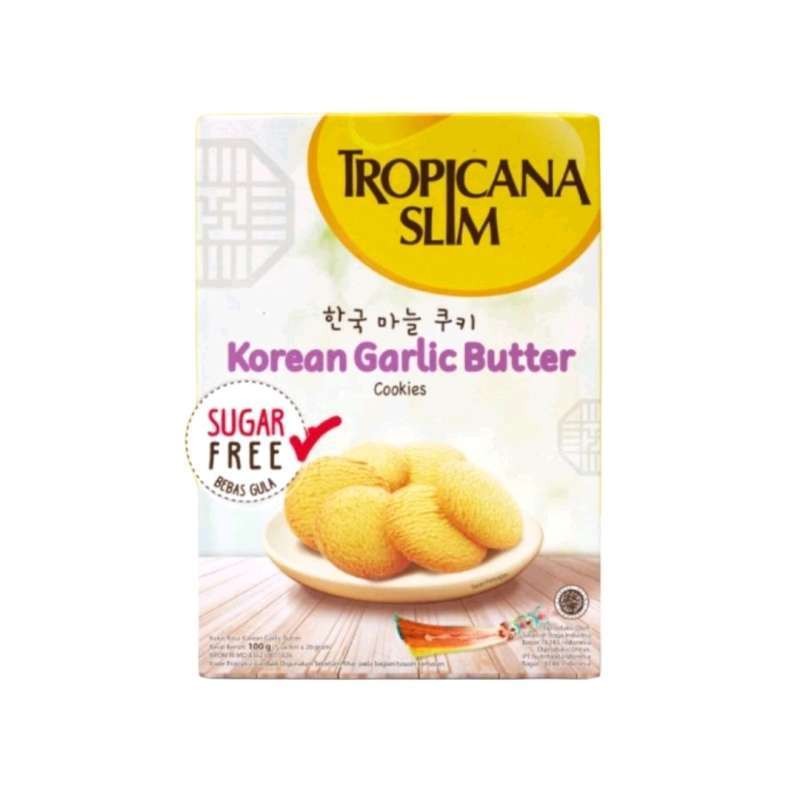 

Tropicana Slim Korean Garlic Butter Cookies 5 Sachets