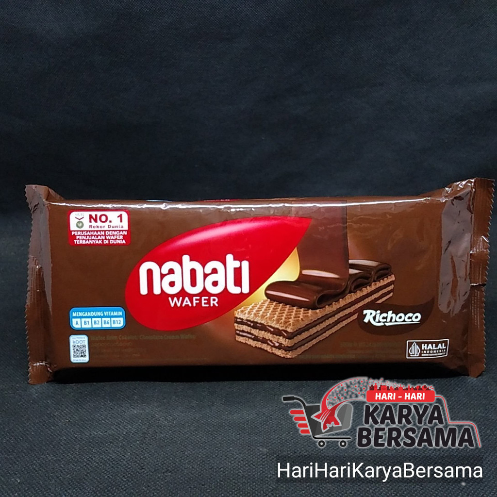 

MAKANAN RINGAN RICHOCO NABATI WAFER COKELAT 110GR