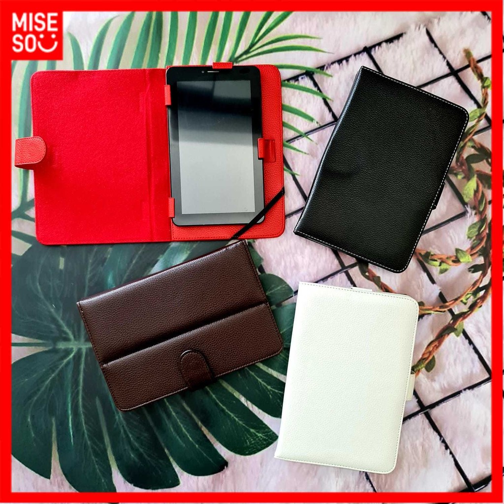 Sarung Tablet 7 Inch Universal Polos Flip Cover Leather Case Dompet Tab 7 Inci ℳ𝓘𝓢𝓔𝓢𝓞 𝟓𝟏𝟖