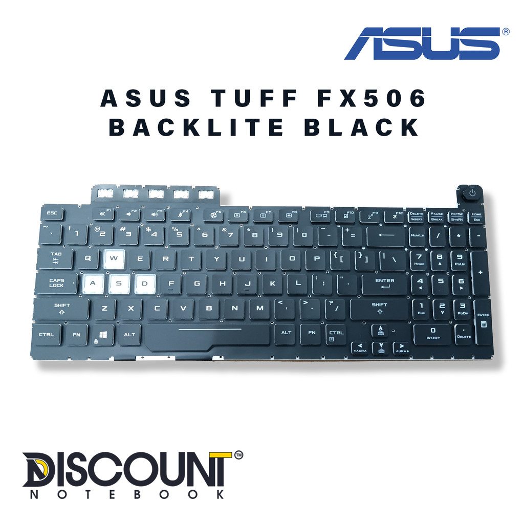 KEYBOARD ASUS TUFF FX506 BACKLITE BLACK