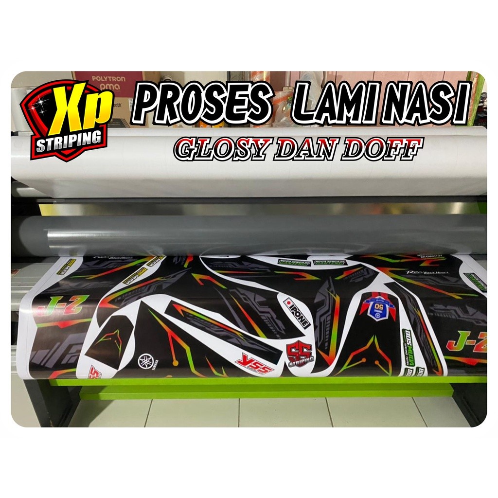 Striping Vega R New - Sticker Striping Yamaha Vega R New Desain Racing