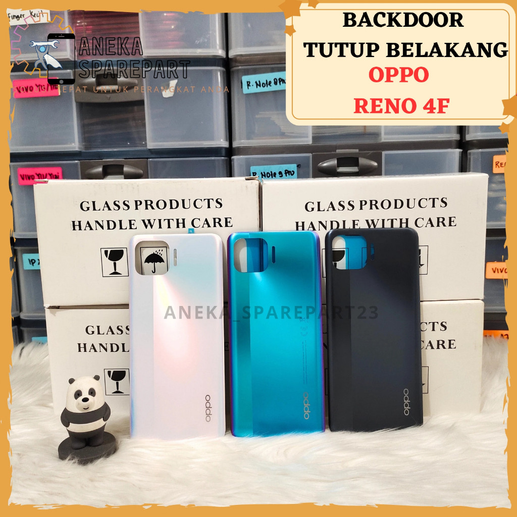 Backcover Backdoor Oppo Reno 4F / A93 - Tutup Casing Belakang Oppo Reno 4F / A93