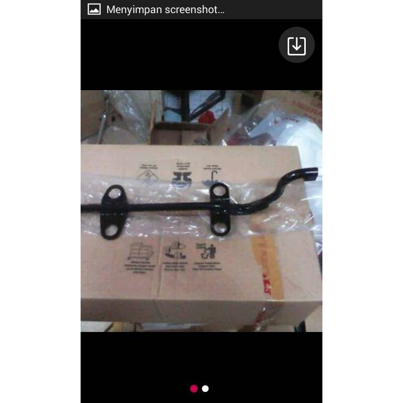 BESI BARSTEP DEPAN KHARUISMA/SUPRA X 125 ORIGINAL