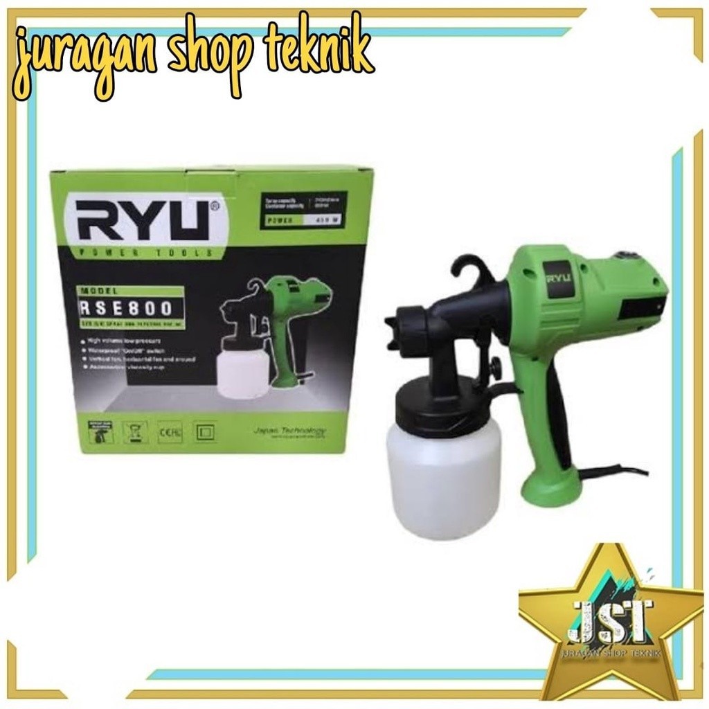 RYU Spray Gun Electrik RSE 800 Semprotan Cat Tembok