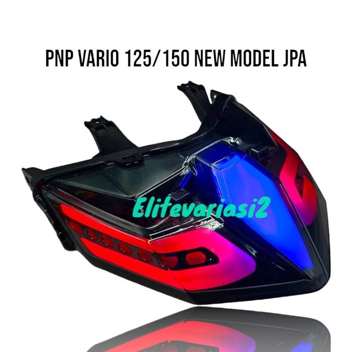 Stoplamp Vario 125 150 New 2018 2019 2020 - Lampu Belakang Motor Motorcycle - SENJA BIRU AJA