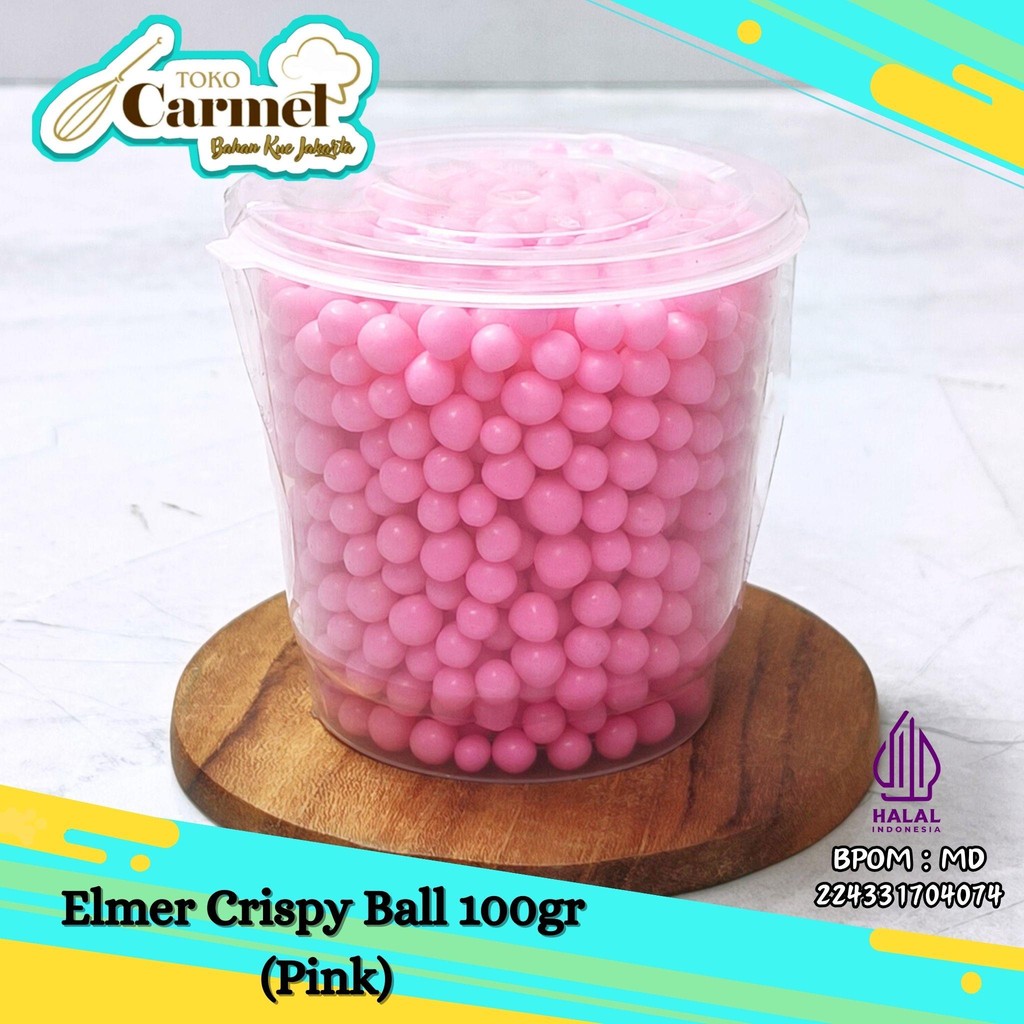 

Elmer Crispy Ball Coklat 100gr - Choco Caviar / Topping Donut
