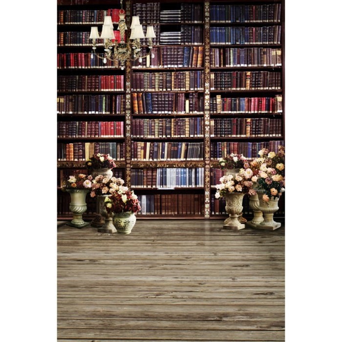 Kain Background 1.5x2M Motif Buku - Perpustakaan - Wisuda - S220