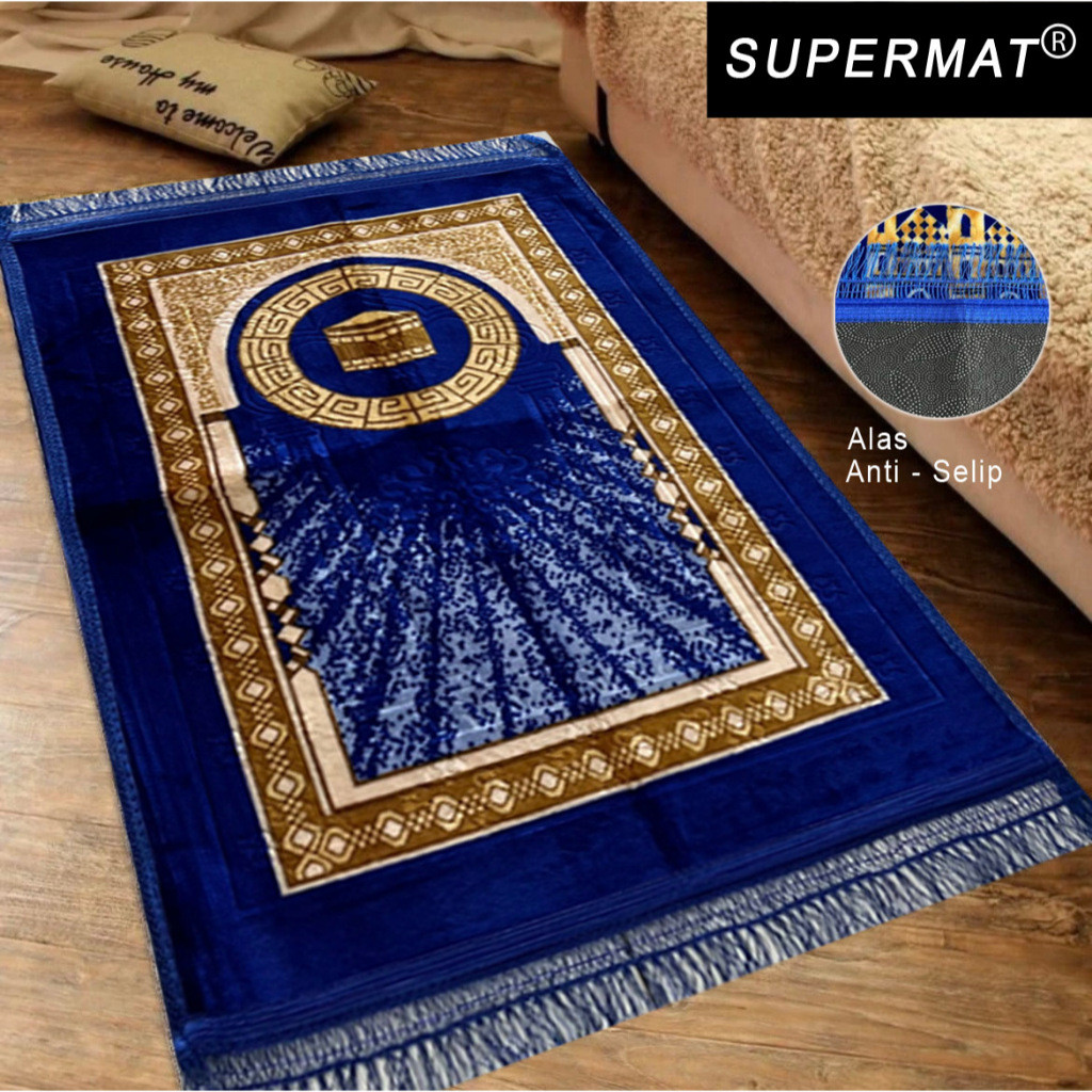 PROMO Sajadah Tebal empuk Oleh-Oleh Haji / Sajadah Malaysia embossed