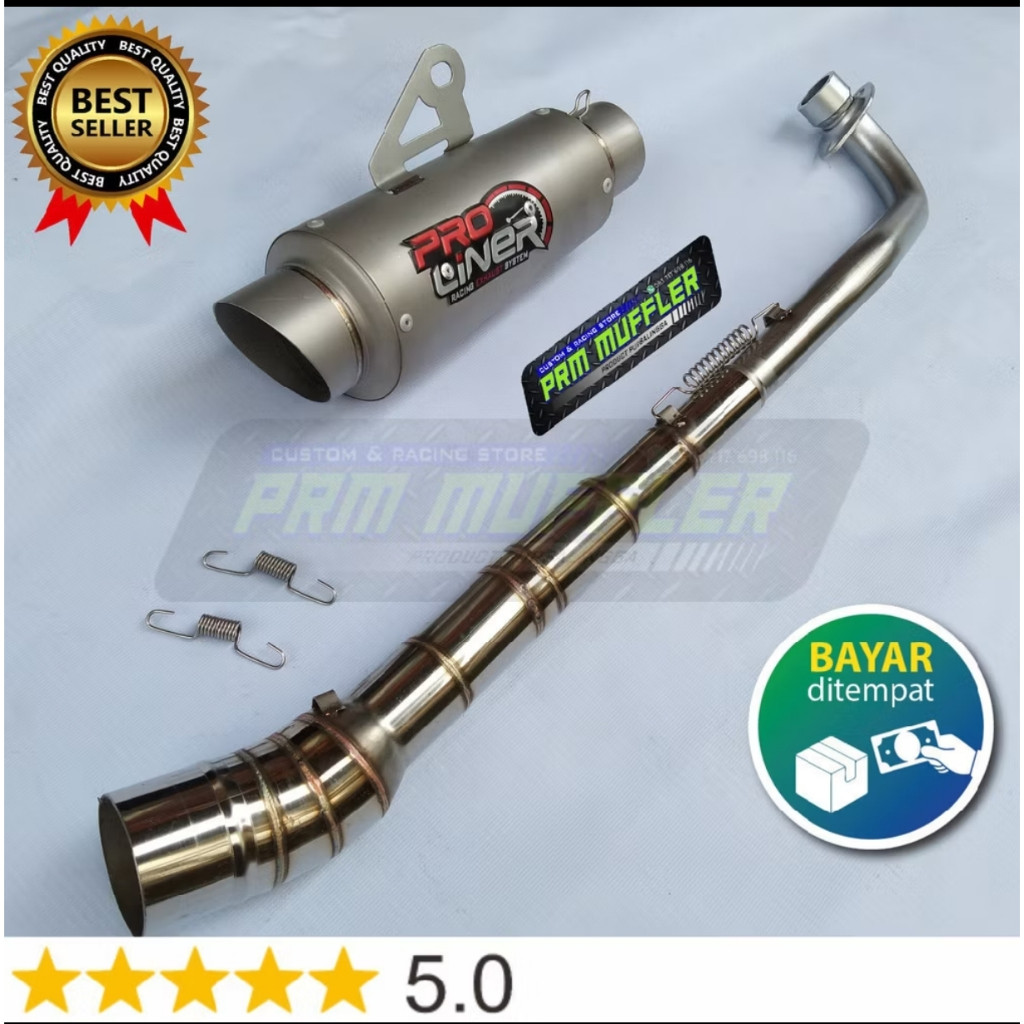 knalpot racing proliner shogun vega r jupiter smash shogun revo supra fit x