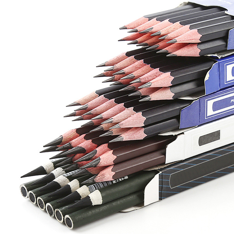 

School Students Professional Sketch Pencils Drawing HB 2H B 2B 3B 4B 5B 6B 7B 8B 10B 12B 14B 16B Art Stationery Pencils Pens