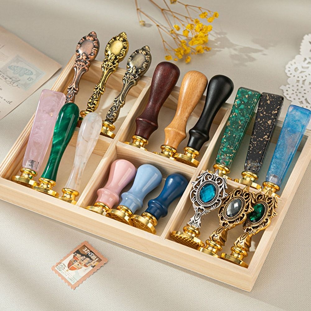 

Card Hand Account Engagement Scrapbook Decoration Wax Seal Stamp Handle Fire Paint Seal Stamp Handle Wax Stamp Accessories