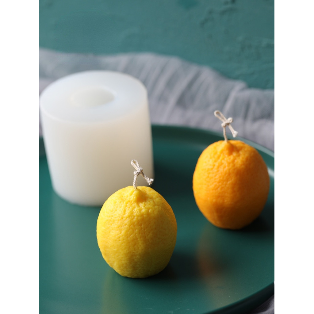 

Lemon Silicone Mold Candle Mold Decoration Simulation Fruit Candle Mold DIY Resin Molds Candle Molds for Candle Making