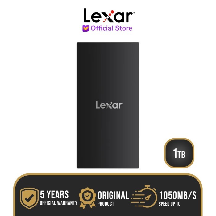 Lexar SL300 SSD External Portable 1TB - 1 TB USB-C 3.2