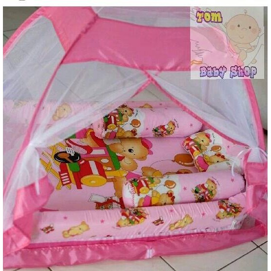 kasur tenda kelambu /kasur bayi/kasur kelambu set bantal guling