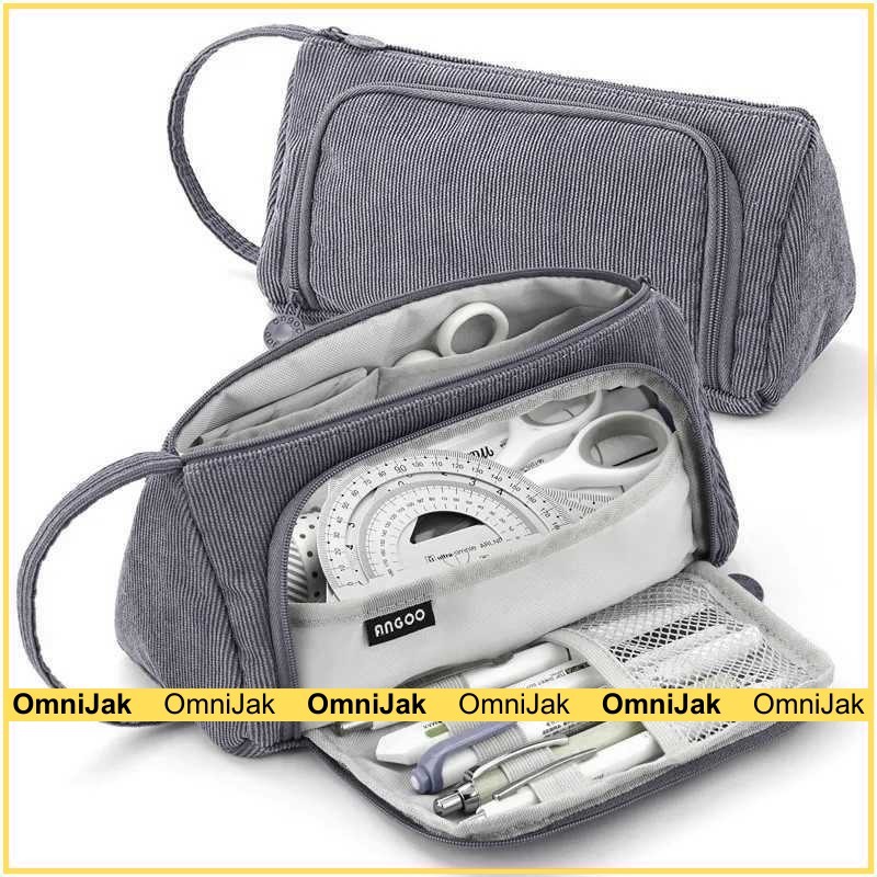 

Toddi Tempat Pensil Multi Layer Pencil Case Pouch Stationery - KV23