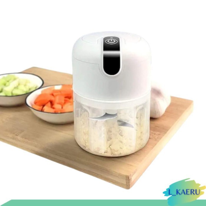 Mesin Grinder Alat Penghalus Bumbu Daging Mini Chopper Elektrik Serbaguna
