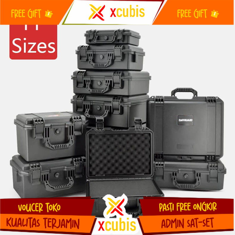 Penyimpanan Alat Perkakas Power Tool DIY Tool Box + Busa Case Waterproof Hard Kotak Custom