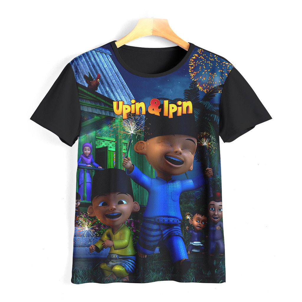 Kaos Upin & Ipin Keren dan Adem | Kaos Anak Upin Dan Ipin | 046UI004