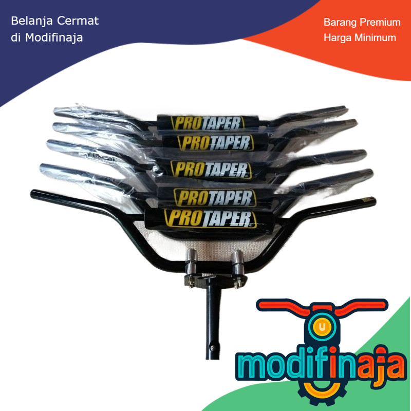 Paket hemat stang trail adaptor universal untuk motor bebek dan matik semua tipe