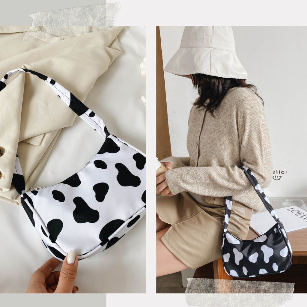 Tas Wanita Shoulder Bag Korean Style Model Sapi - Fashion - Viral - Localpride - HP - Mini - Tiktok