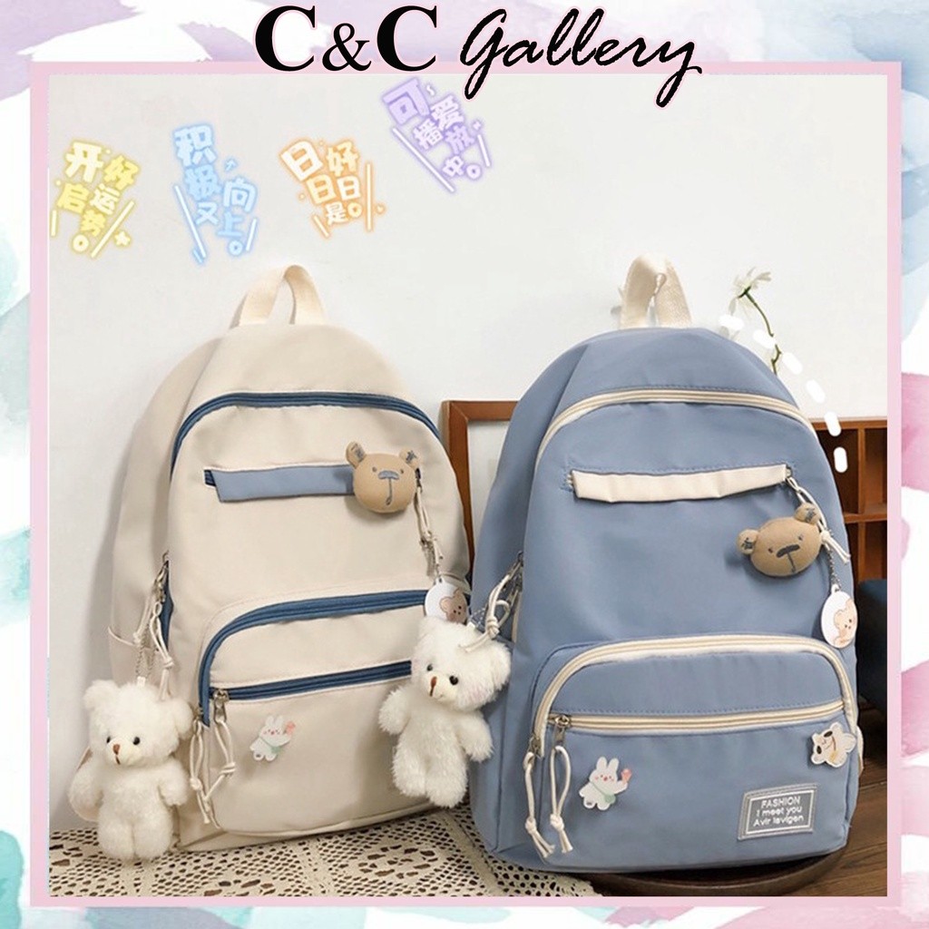 GARNESHOP  TAS RANSEL FASHION KOREA TAS SEKOLAH