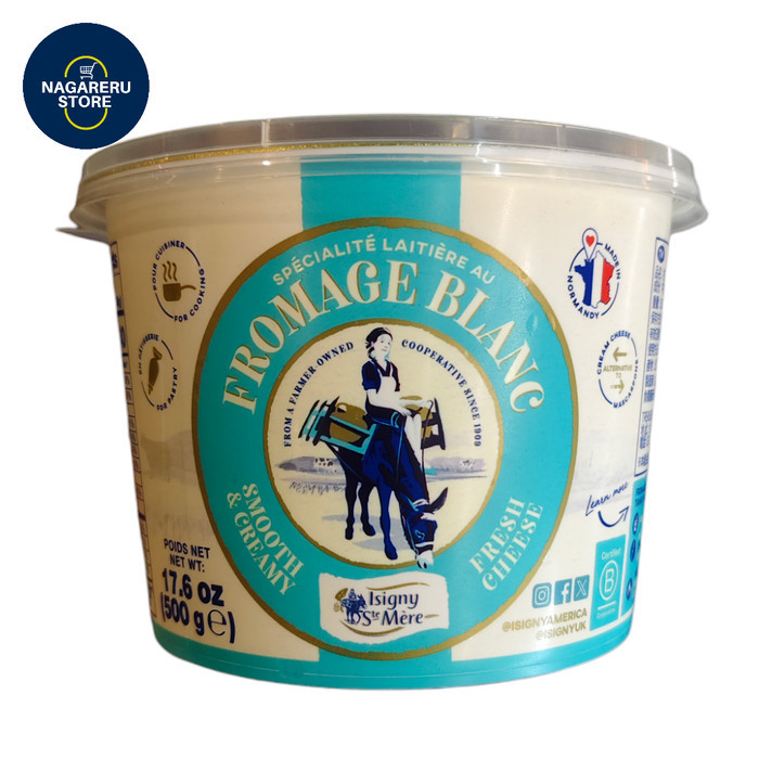 

Isigny sainte mere fromage blanc (keju) 40% 500gr