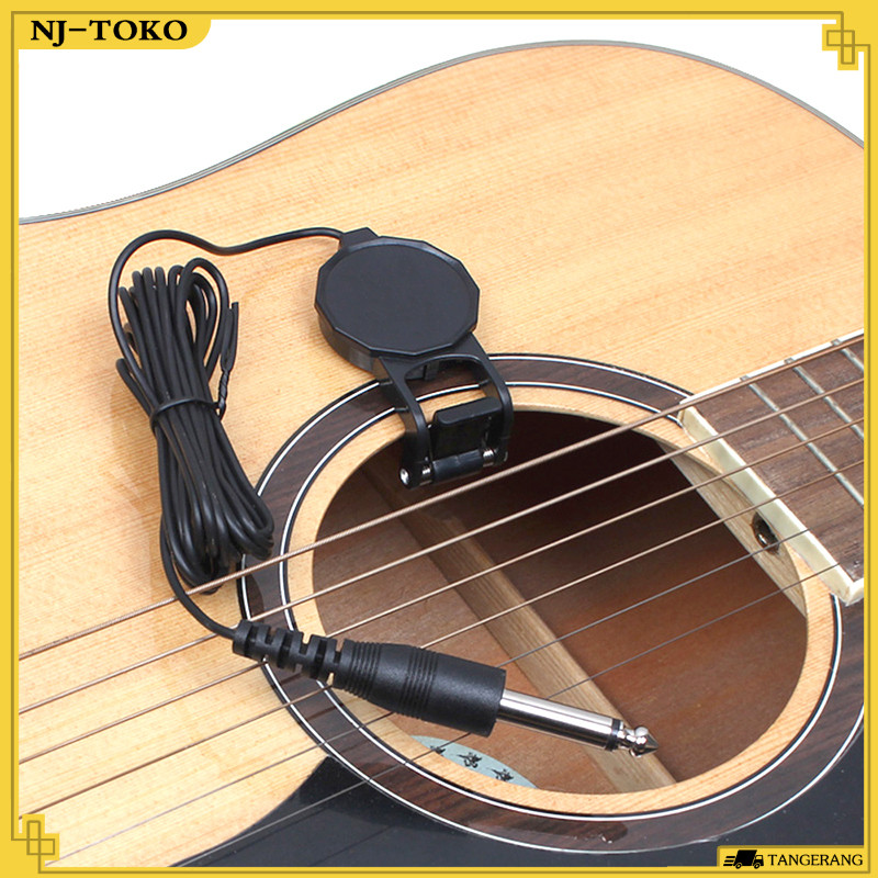 Pick Up Tempel / Spul Jepit Gitar Akustik Spul Tempel Import Pickup Ukulele Untuk Gitar Biola Banjo 
