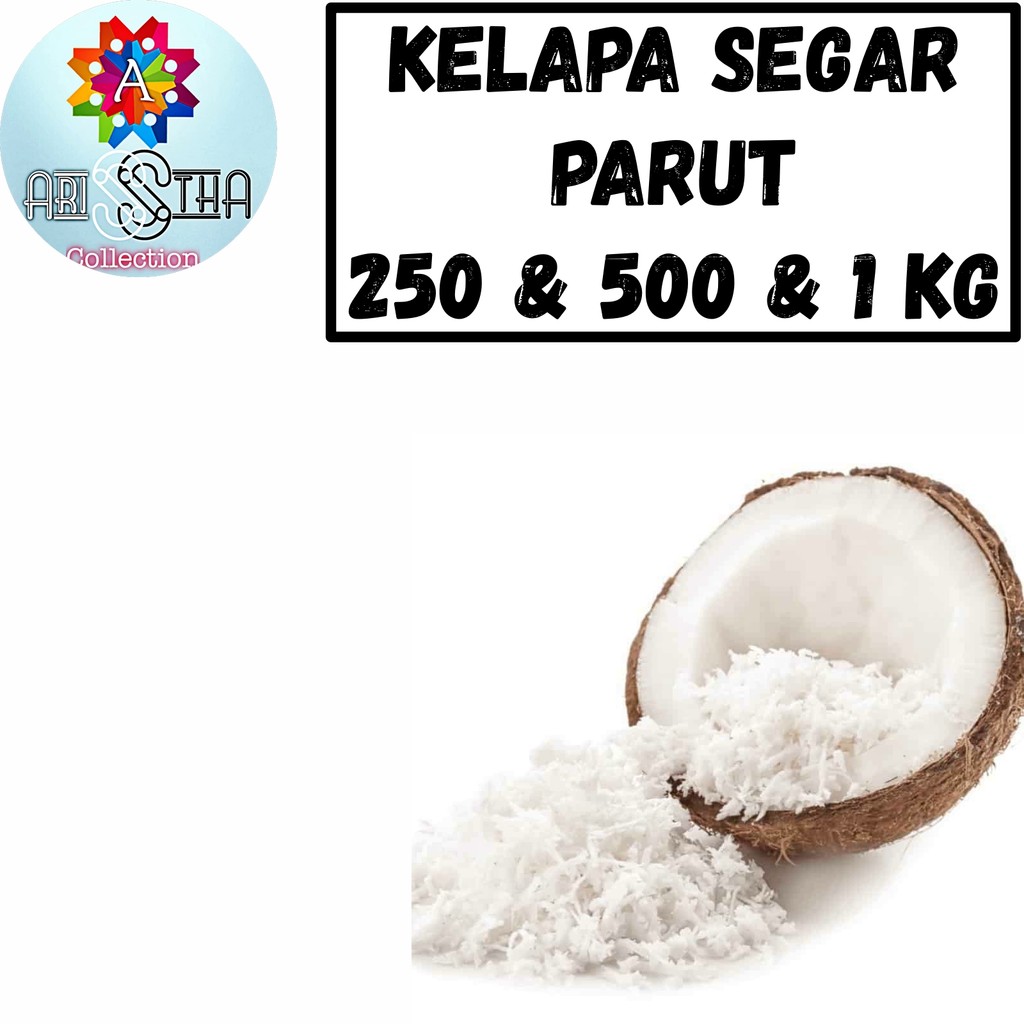

Kelapa Segar Parut 250 500 dan 1 Kg
