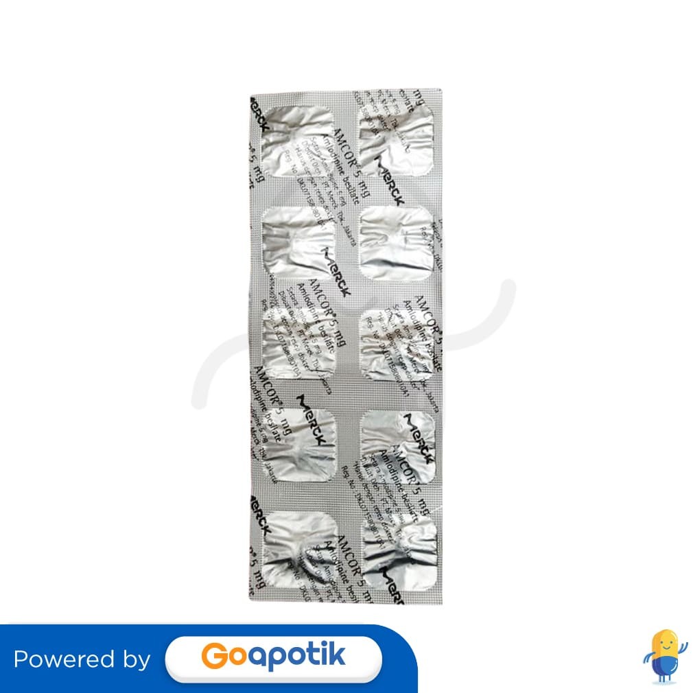 Amcor 5 Mg Strip 10 Tablet / Hipertensi