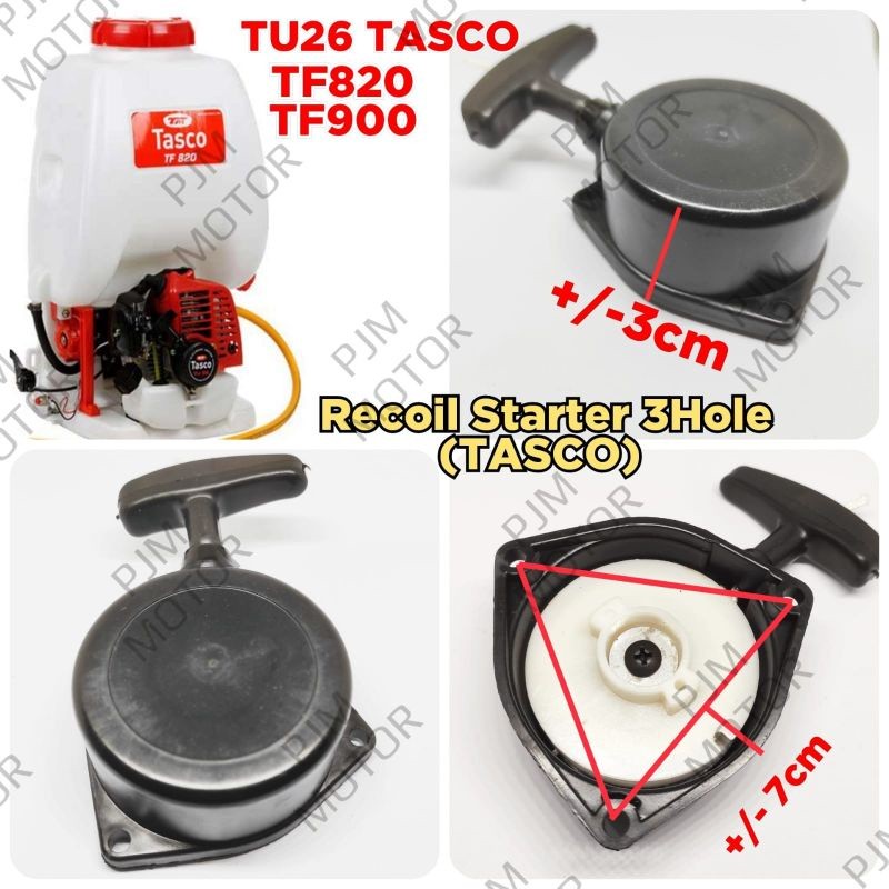 

TF820 RECOIL STARTER TARIKAN KAP ENGKOL STARTER MESIN SPRAYER SEMPROT HAMA TASCO TU26 TF700 TF800 amplas