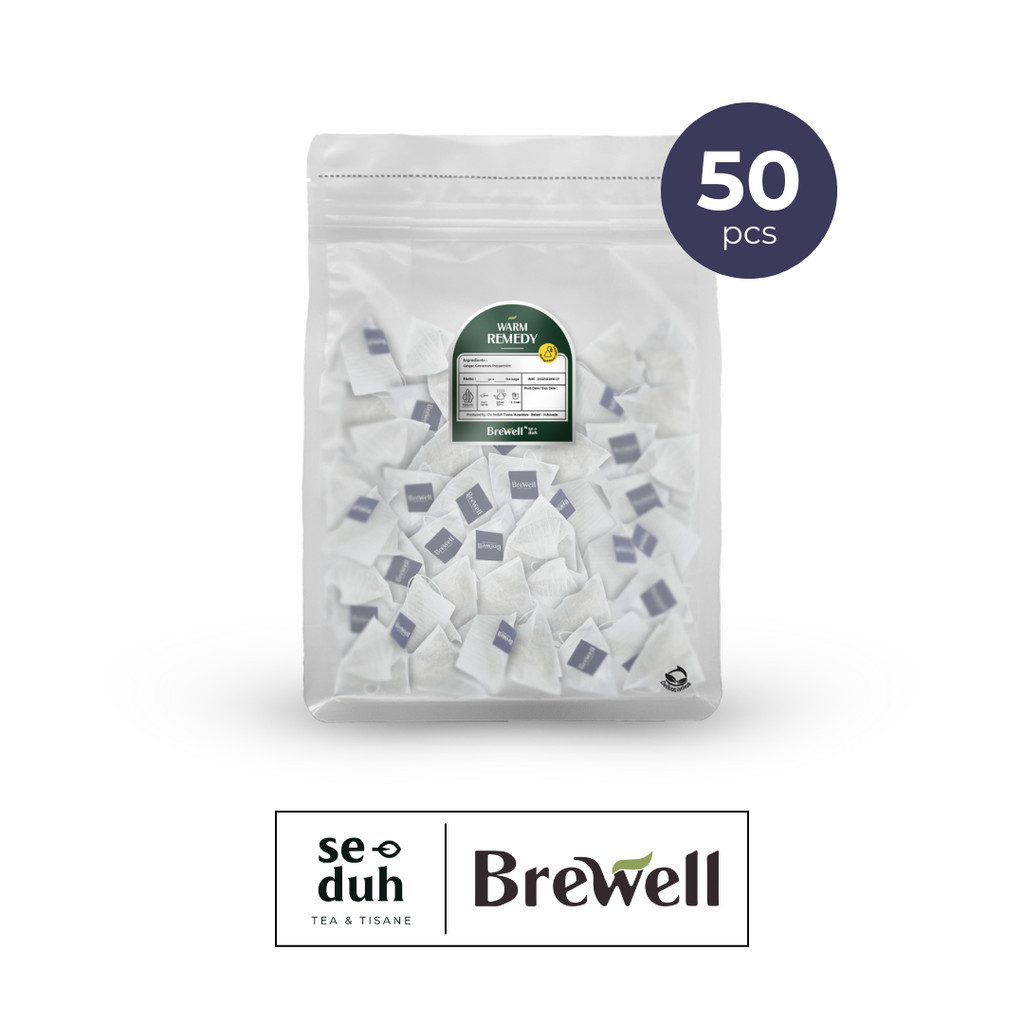 

BREWELL | WELLNESS SERIES - PREMIUM TEA BAG POUCH - 50 pcs