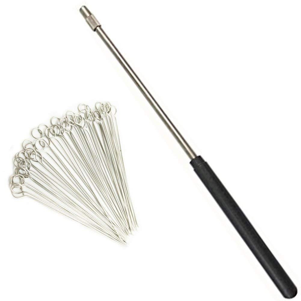10Pcs Jarum Ose Bulat Jarum Ose Jarum Inokulasi Laboratorium Inokulatpr Loop