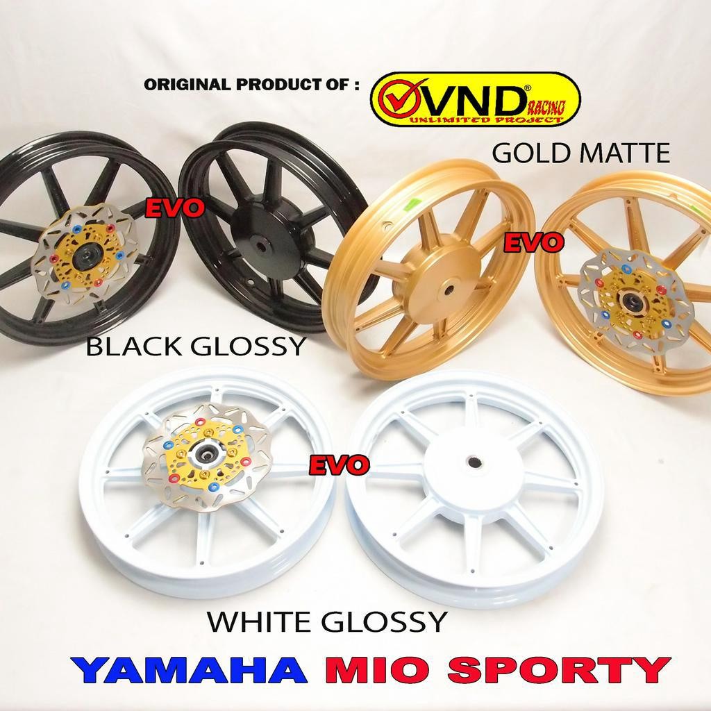 VELG VND PALANG 8 CRYPTO MATIC YAMAHA MIO SPORTY SMILE, SOUL KARBU