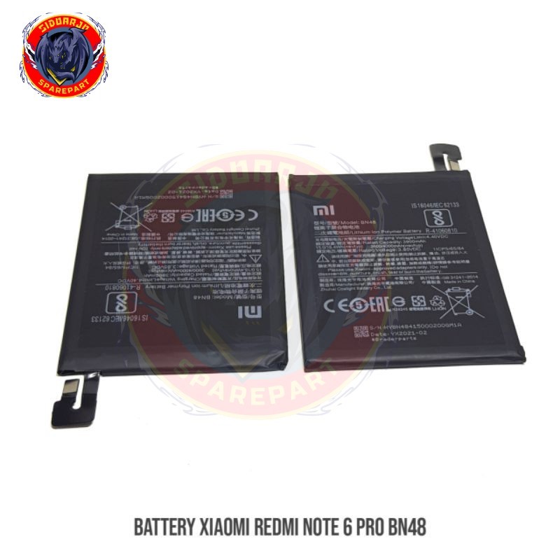 BATTERY XIAOMI REDMI NOTE 6 PRO  BN48