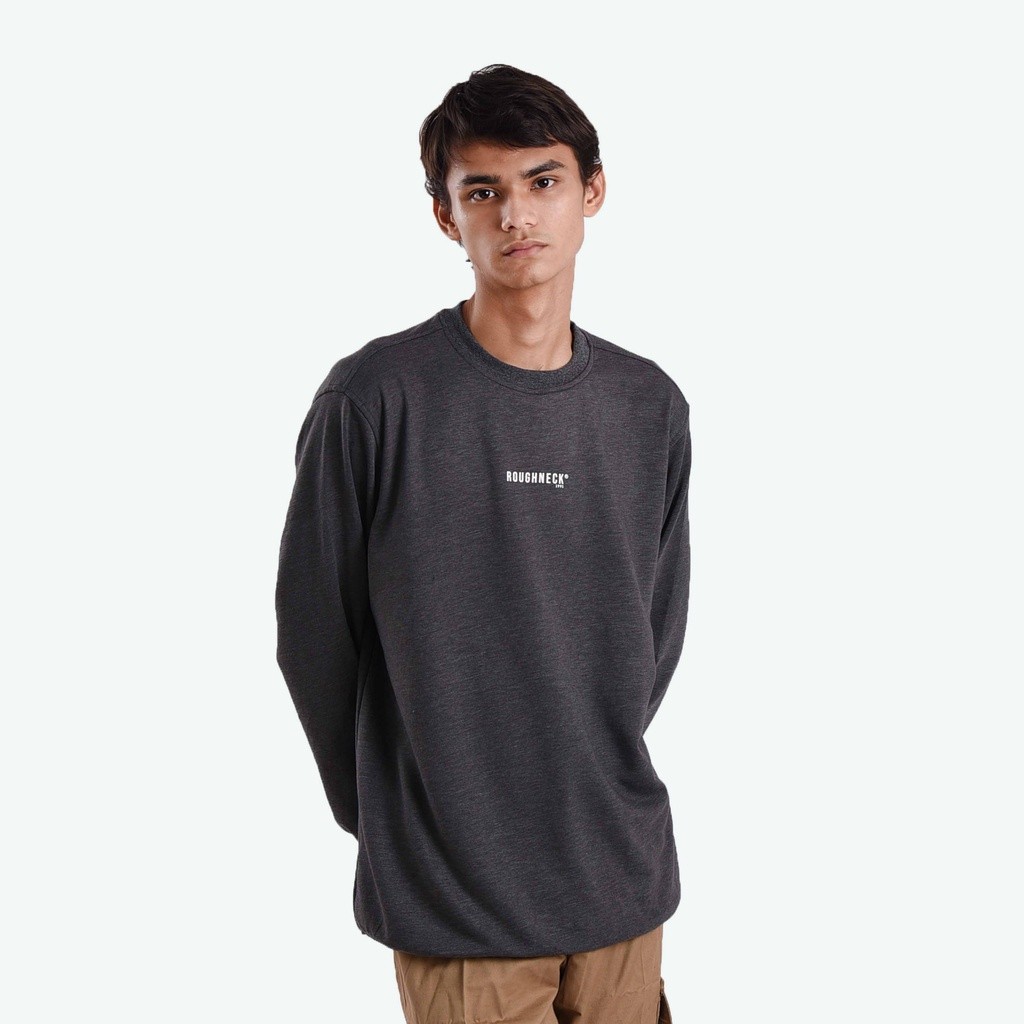 Roughneck CT010 Dark Grey Mini Sig Grey Crewneck