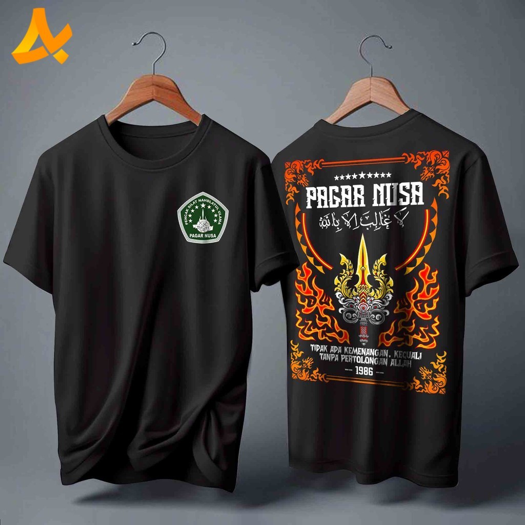 Kaos Pagar Nusa Distro Trisula 1986 Lagoliba Illa Billah Terbaru Sablon Premium Gasmi Ligas PN Nyell