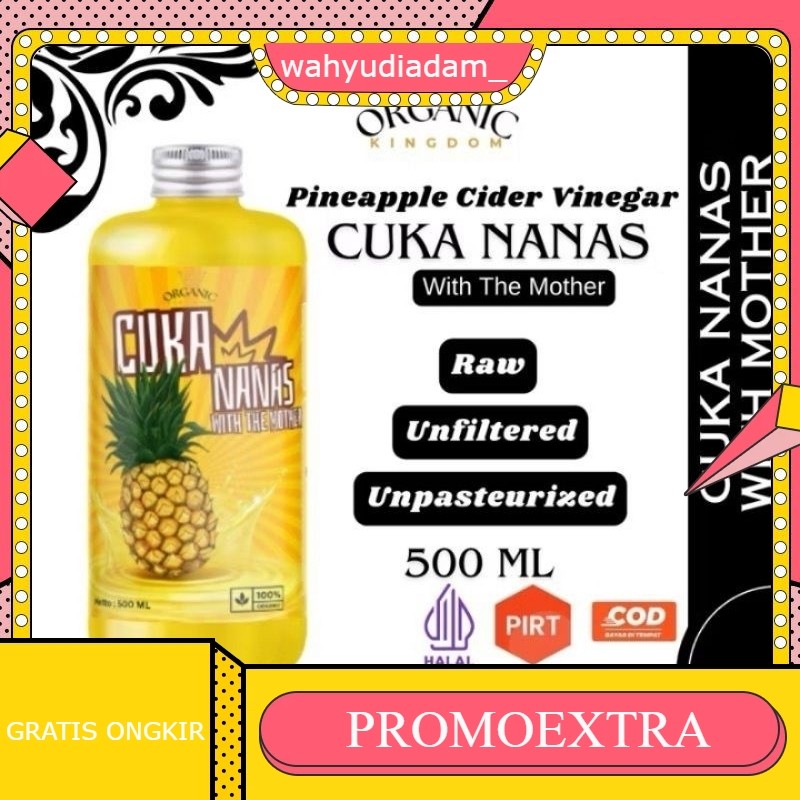 

cuka nanas organic with mother 500ml diet pelangsing penurun kolesterol darah tinggi