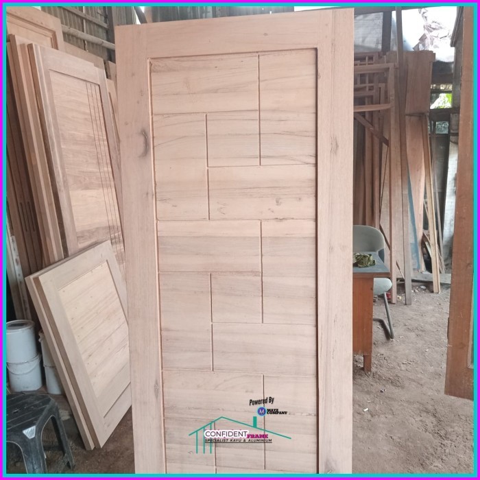 Daun Pintu Kayu Meranti/Pintu Meranti/Pintu Kamar/Pintu Kayu