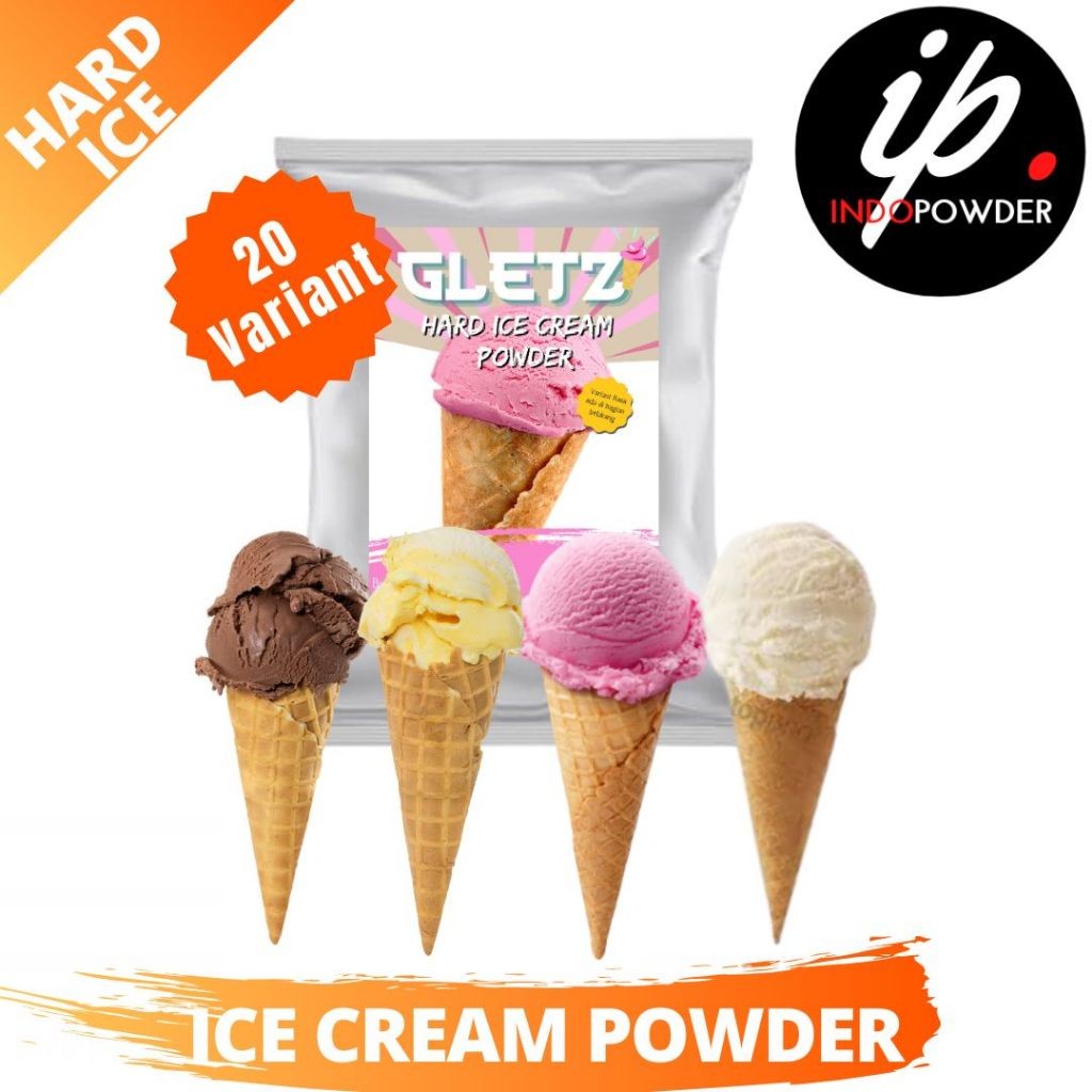 

Bubuk HARD ICE CREAM BERBAGAI RASA 1KG - ES KRIM - ES CREAM Bubuk 1Kg