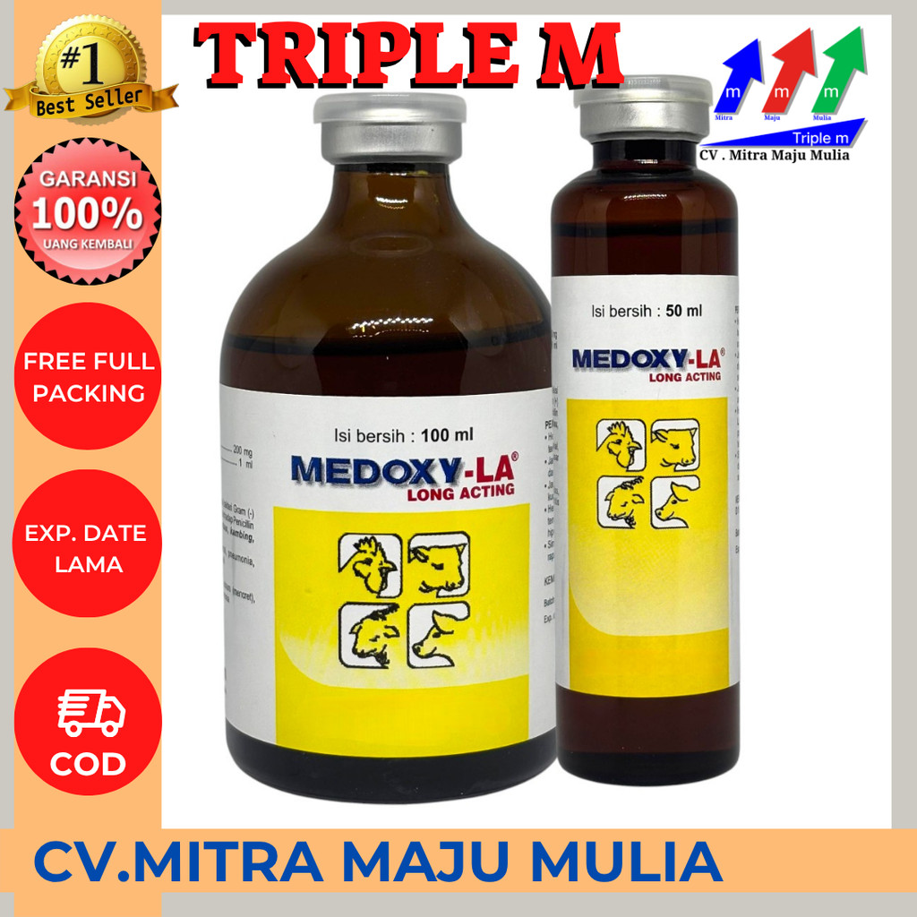 MEDOXY LA 50 ml dan MEDOXY LA 100 ml MEDION