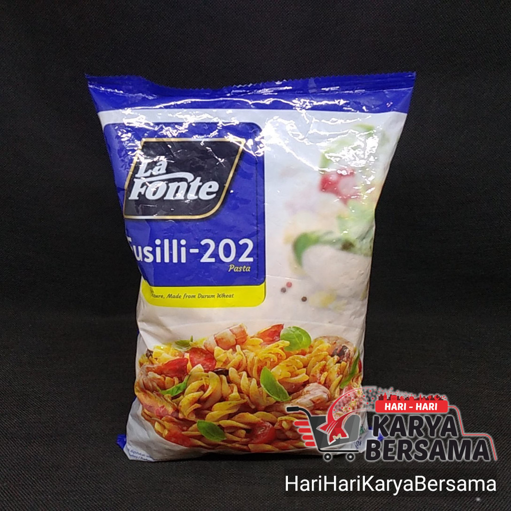 

PASTA INSTAN LA FONTE FUSILLI-202 BAG 450GR