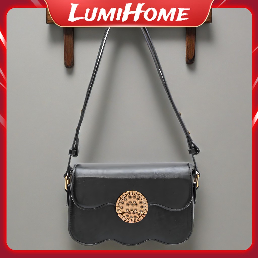 Tas Kecil Kotak Coklat Klasik Tas Selempang Wanita