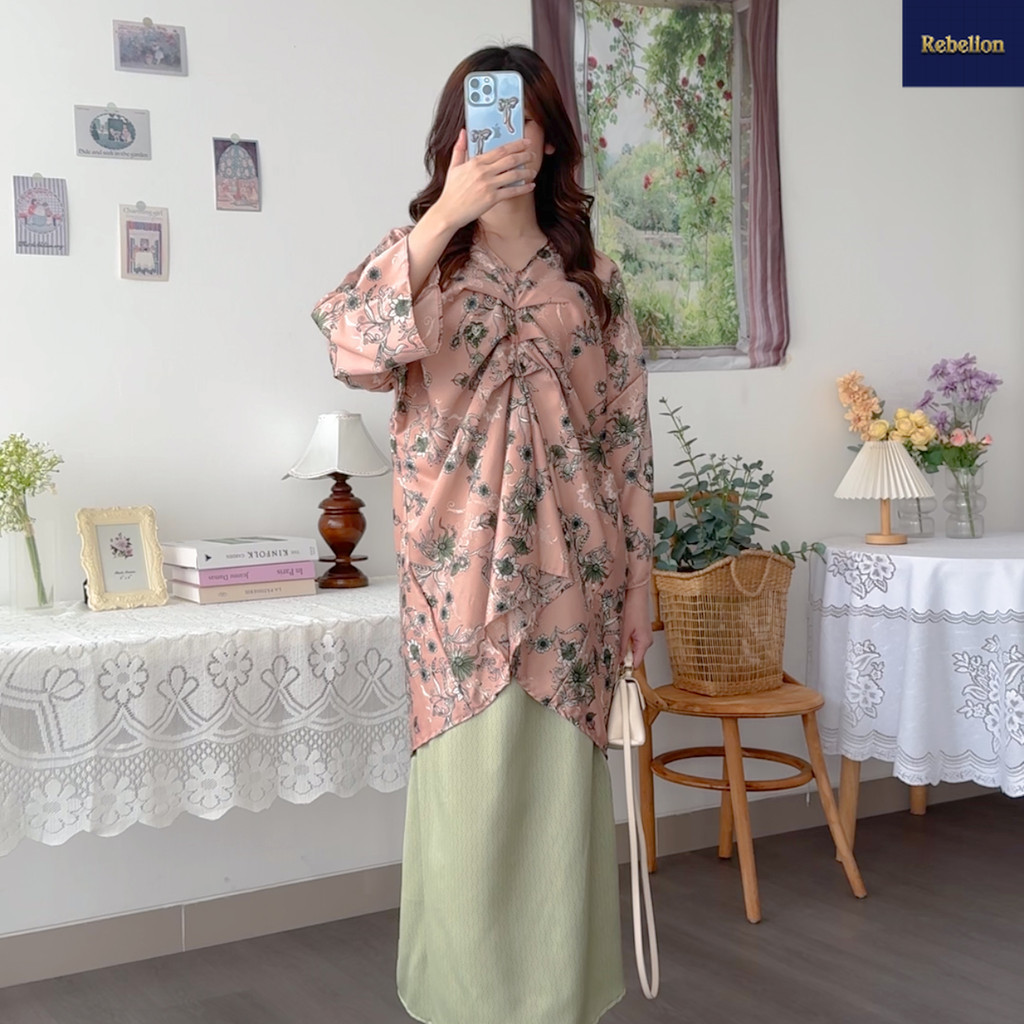 KANON - Maryam Kaftan Skirt Set - Set kaftan dan rok wanita