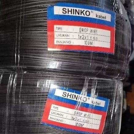 100meter full Kabel Telepon Kabel Telkom Kabel Drop Wire