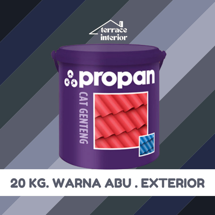 Cat Genteng Propan Warna Abu 20 Kg