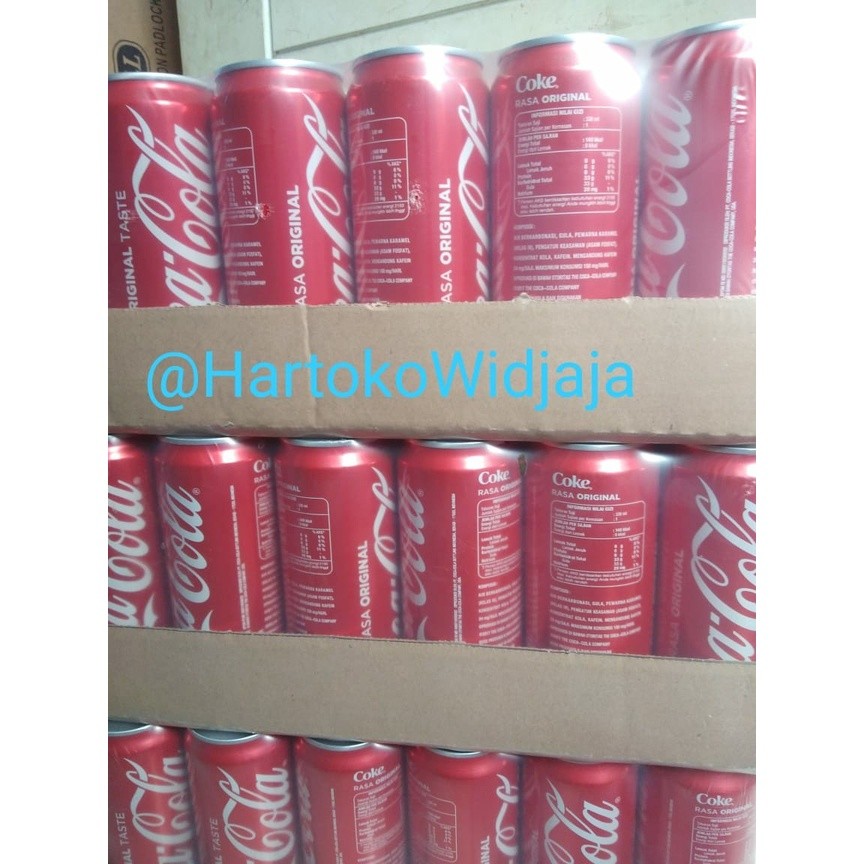 

COCA COLA KALENG 250ML DUS ISI 24 KALENG